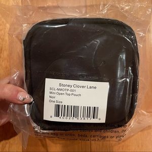 BNWT SCL Noir Mini Clear Open Top